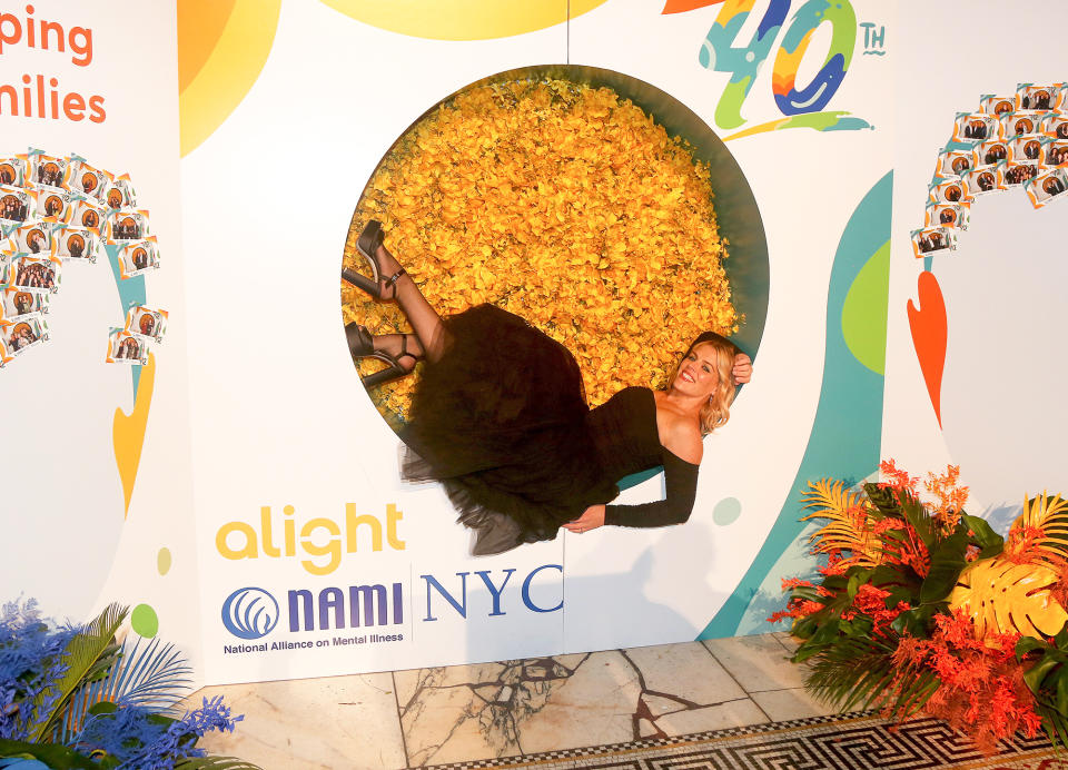 <p>Busy Philipps has some fun at the Seeds of Hope NAMI-NYC 40th anniversary fundraiser gala at Capitale in N.Y.C. on Oct. 3. </p>