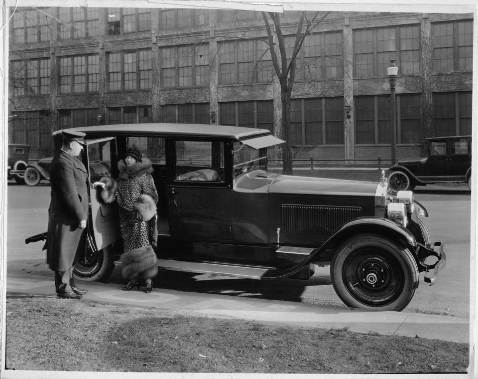 car from packard motor car assembly plant in detroit