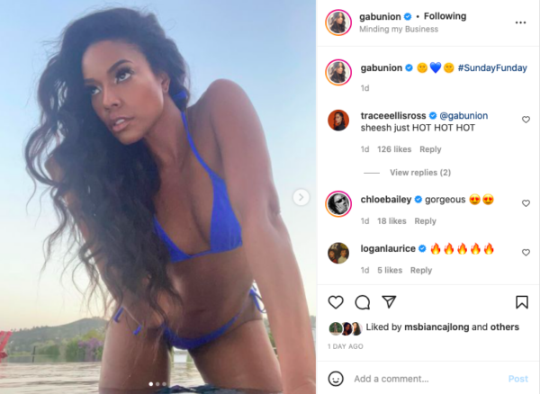 D-Wade & Gabby Recruit Thong Chick for Couples Pic