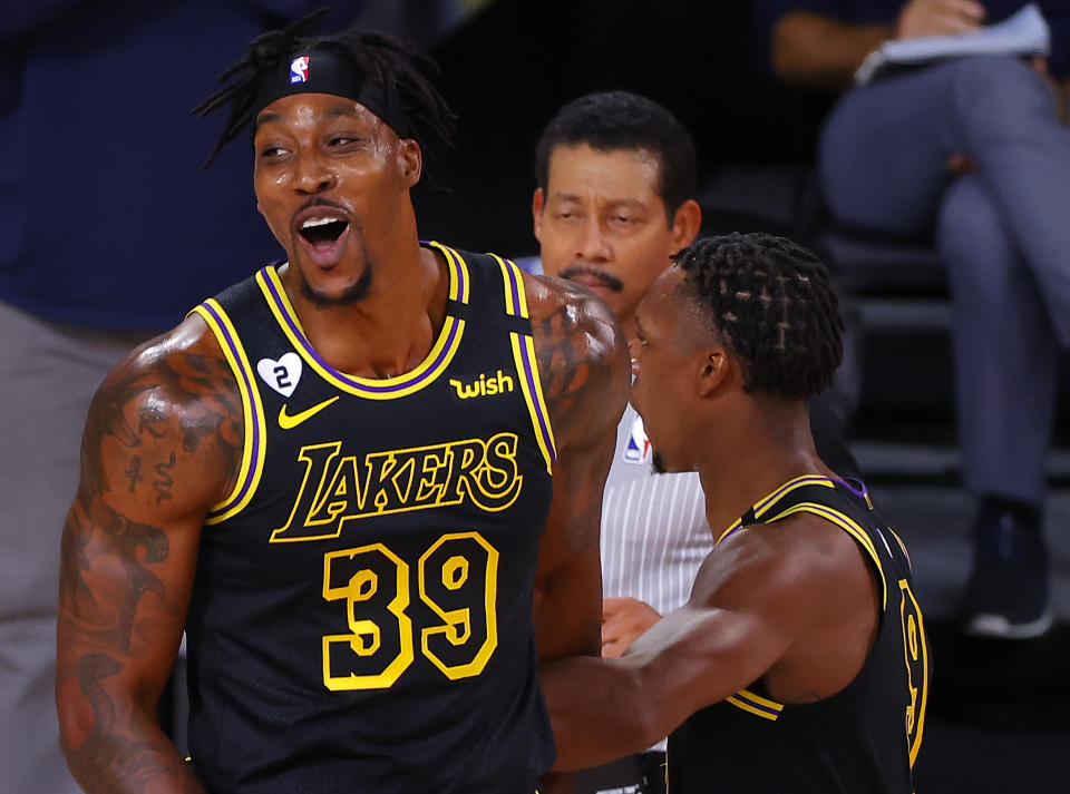 Has Lakers center Dwight Howard harnessed his annoying for good? (Kevin C. Cox/Getty Images)