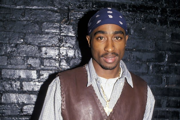 tupac-shakur-murder-suspect-arrest.jpg Party For Cowboy Noir Thriller "Red Rock West" - Credit: Ron Galella/Ron Galella Collection/Getty Images