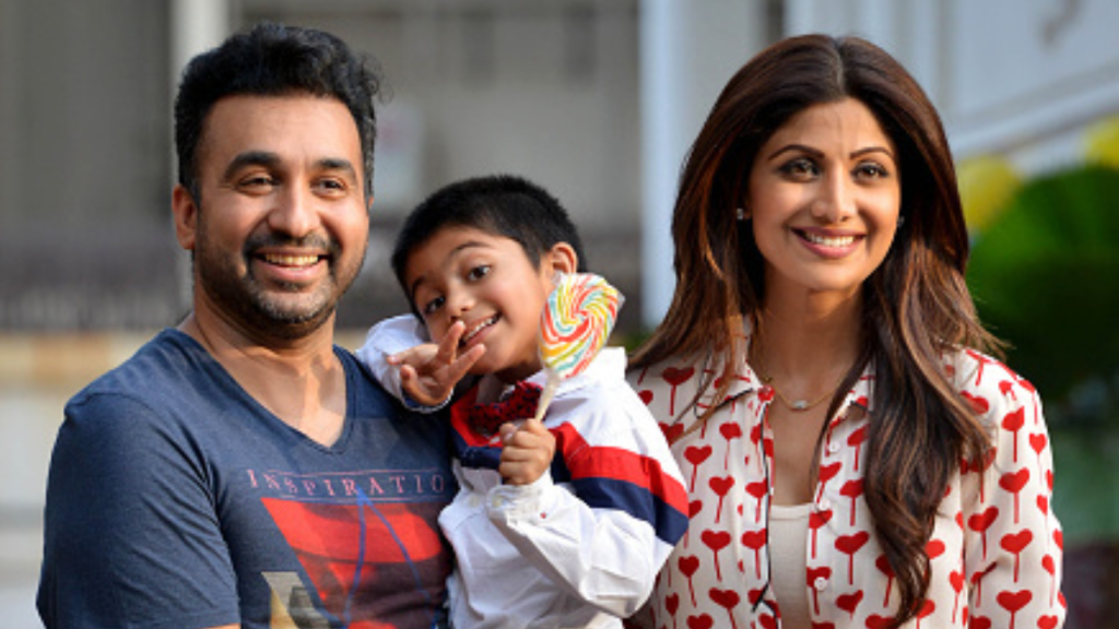 Raj Kundra, Viaan, Shilpa Shetty (Image Credit: Milind Shelte | The India Today Group via Getty Images)