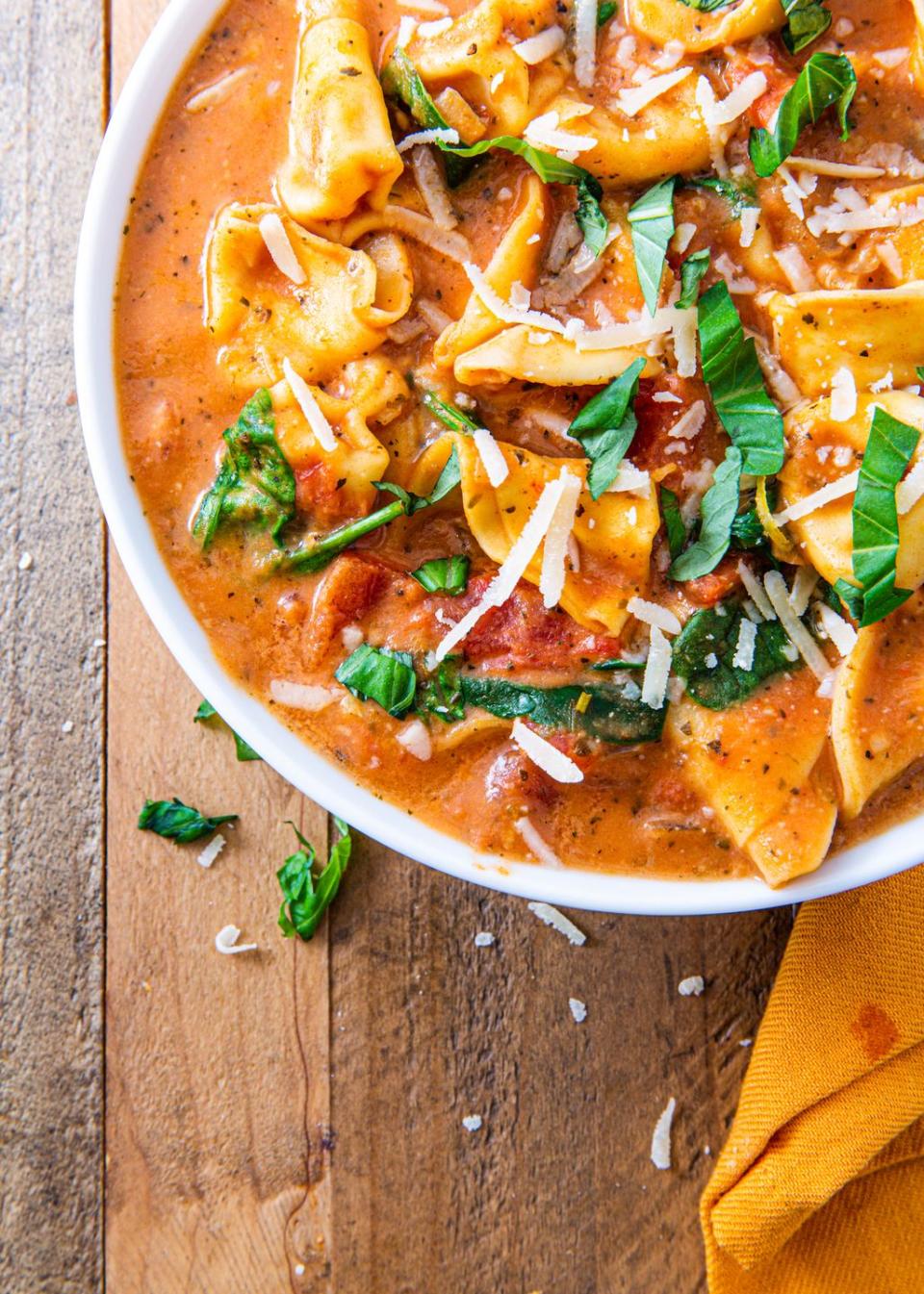 Creamy Parm Tomato Soup