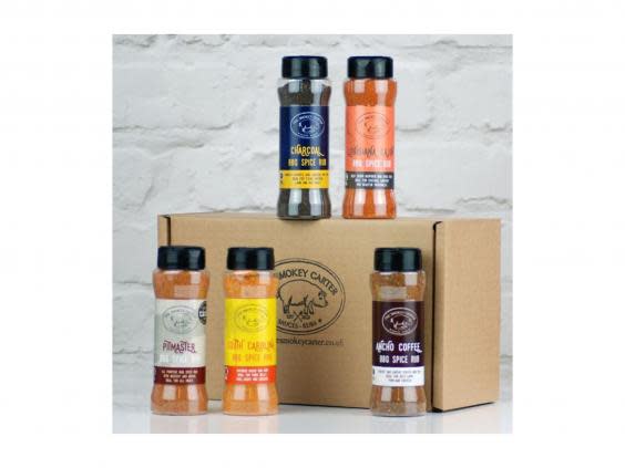 Take you pick from five different barbecue rubs to season your meat with (Borough Box)