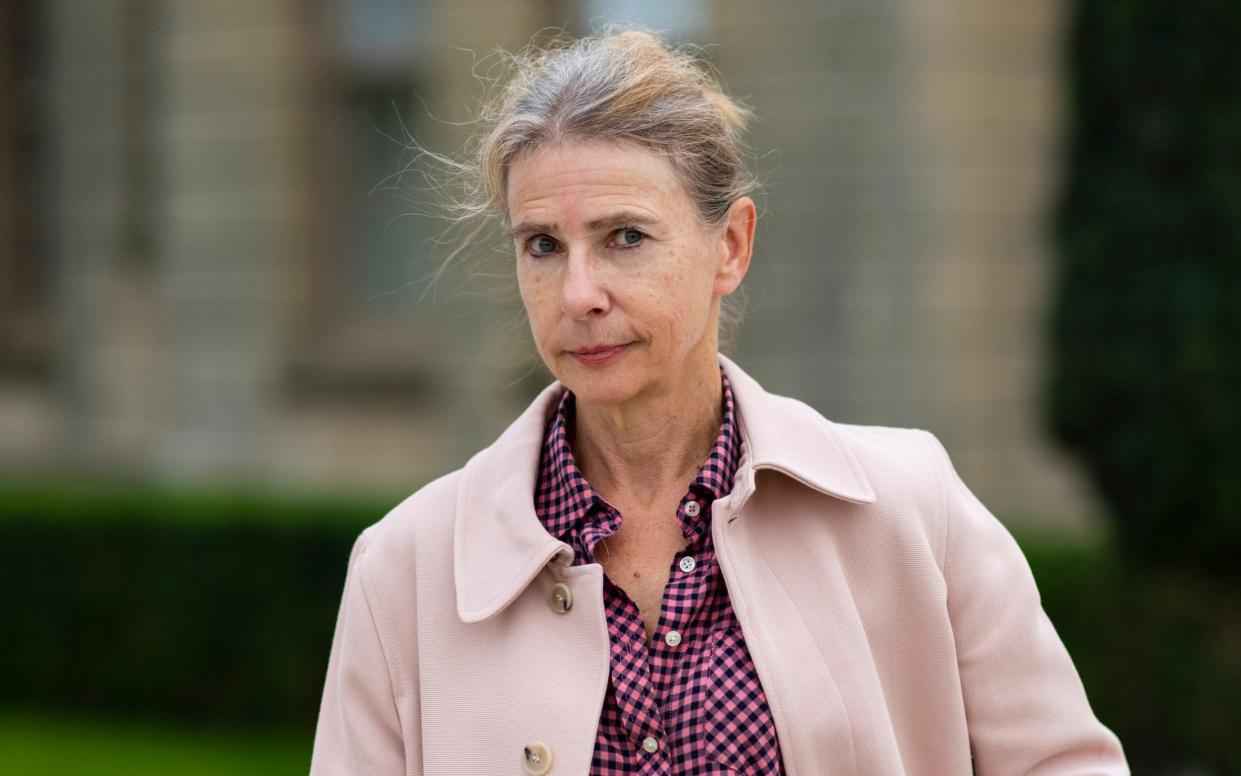 American author Lionel Shriver photographed at Cliveden Literary Festival - Jamie Lorriman