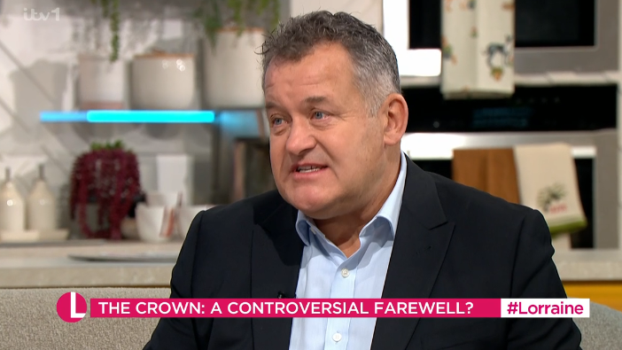 Paul Burrell said the scenes would upset Prince William and Prince Harry. (ITV screengrab)