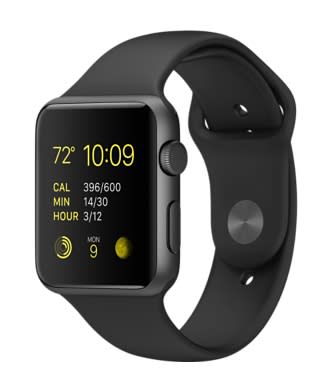 Get game highlights, running stats, Instagram updates, and directions (because you know he won’t ask) all with a flick of the wrist. Apple 38mm Sport iWatch ($349)