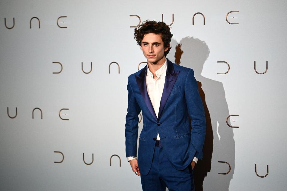 Timothée Chalamet lors de l'avant-première parisienne de 