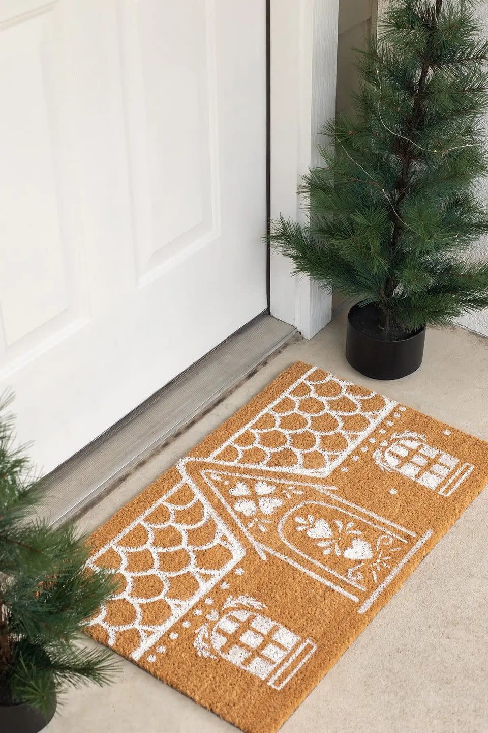 Gingerbread House Doormat