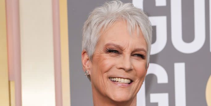 jamie lee curtis at 80th annual golden globe awards arrivals