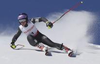 Alpine Skiing - FIS Alpine Skiing World Championships - Women's Giant Slalom - St. Moritz, Switzerland - 16/2/17 - Tessa Worley of France in action. REUTERS/Stefano Rellandini