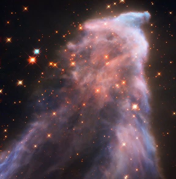 The Hubble Telescope captured new photos of the Ghost Nebula.