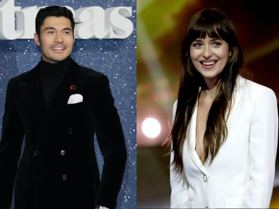 Henry Golding and Dakota Johnson will both star in an adaptation of Jane Austen’s ‘Persuasion' (Left: John Phillips/Getty Images – Right: Tristan Fewings/Getty Images for Global Citizen)