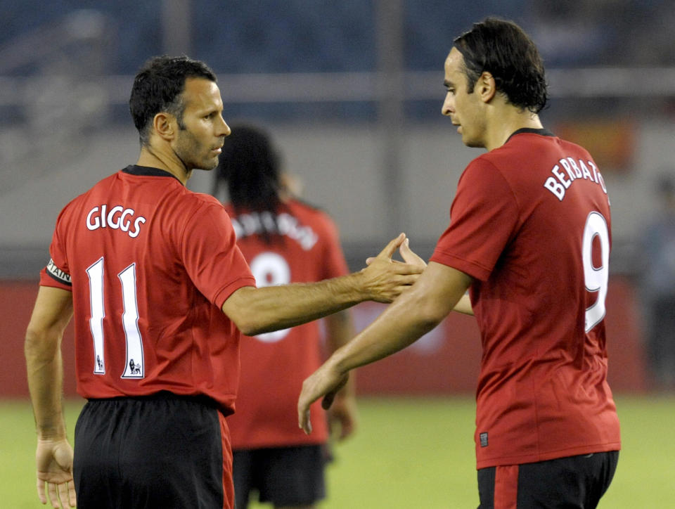 Ryan Giggs and Dimitar Berbatov.