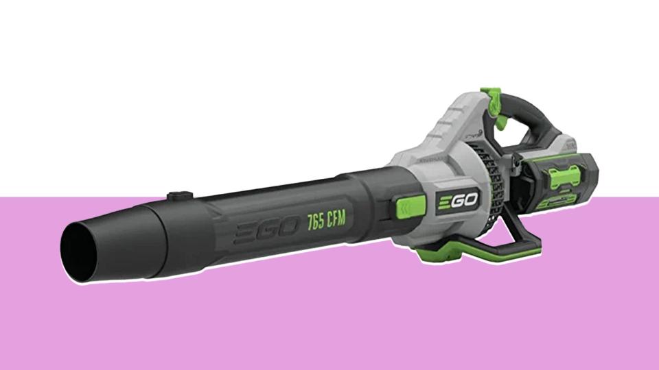 The Ego PowerPlus LB7654 cordless option comes with a rechargeable battery.