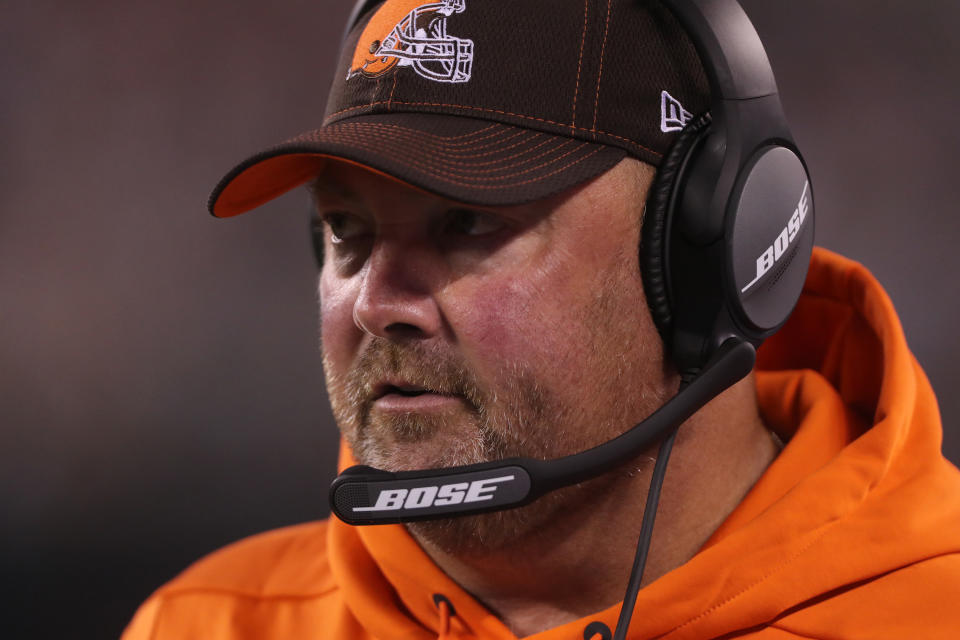 This is not the start Browns fans had in mind for the Freddie Kitchens era. (Getty)