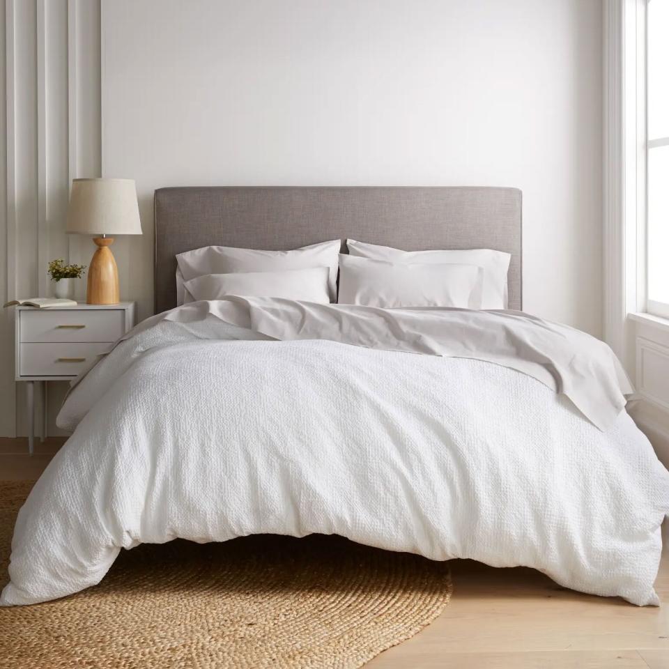 Organic Luxe Waffle Duvet Cover