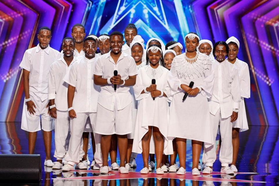 <p>Trae Patton/NBC</p> Mzansi Youth Choir