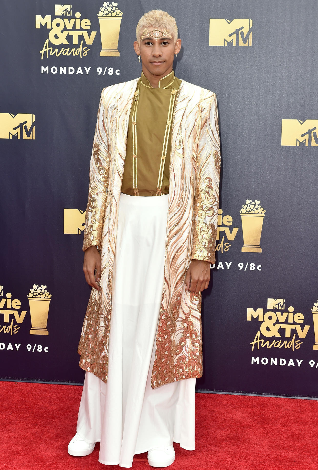 Keiynan Lonsdale at the 2018 MTV Movie And TV Awards in Santa Monica, Calif. (Photo: Axelle/Bauer-Griffin/FilmMagic)