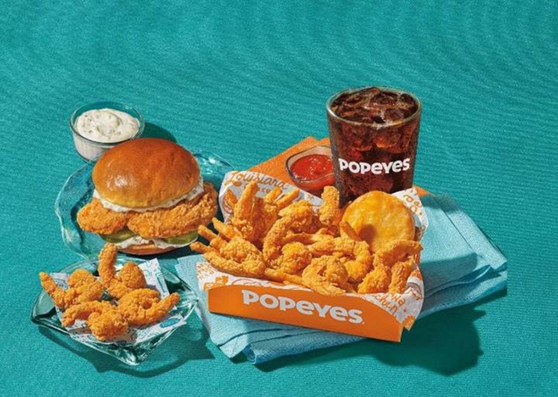Popeyes Seafood options