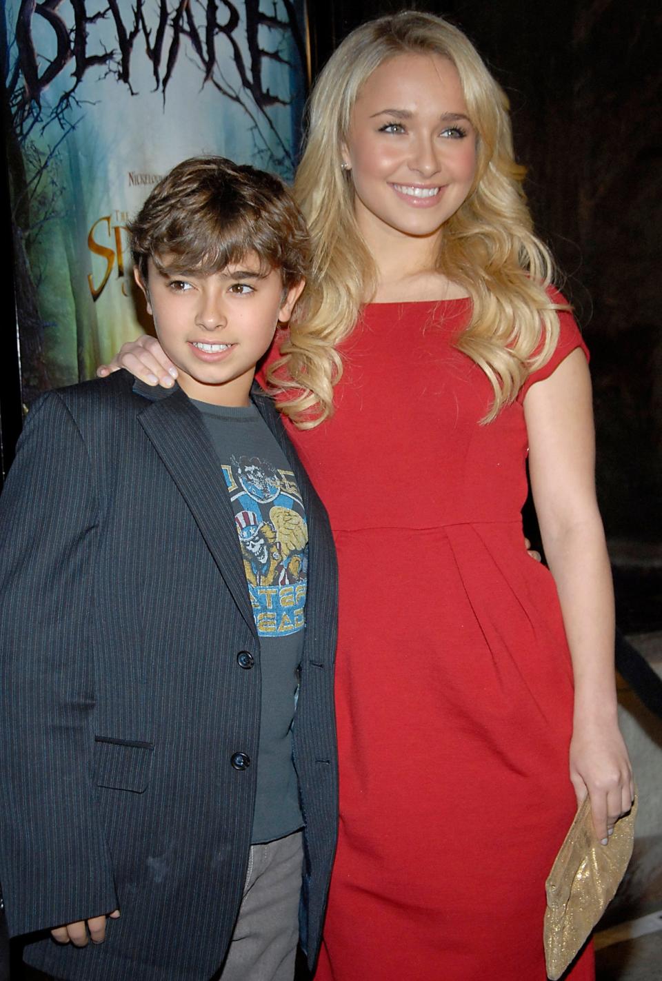 Hayden Panettiere (right) and her younger brother Jansen (left) acted side by side in Disney's "Tiger Cruise."