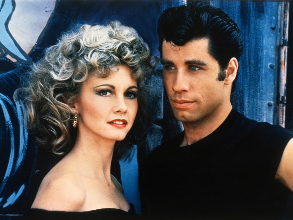 Olivia Newton-John and John Travolta in ‘Grease' (Paramount/Rso/Kobal/REX)