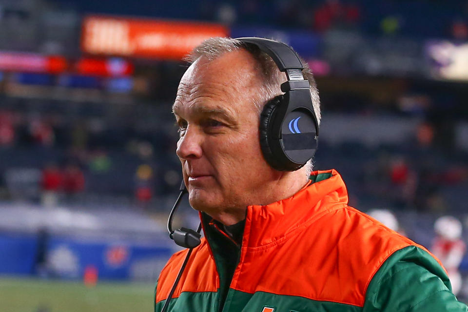 Miami Hurricanes head coach Mark Richt