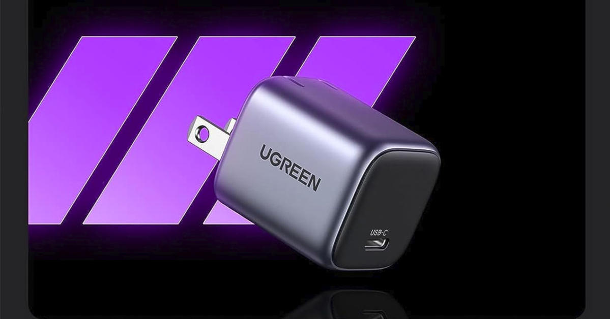 UGREEN 20W Cargador USB C Portátil Carga Rápida Compatible con iPhone