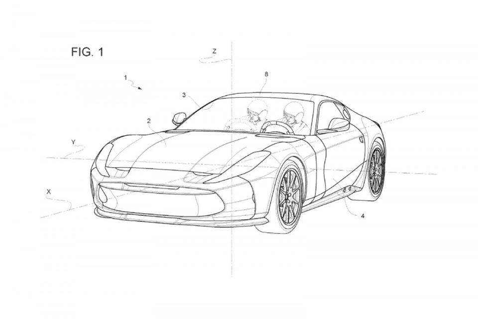 法拉利全新的專利是讓駕駛位置可以進行左右滑移。