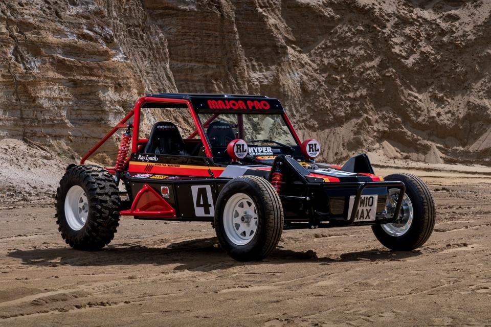 <p>The Tamiya Wild One radio-controlled car – a mainstay of the 1980s toy box and highly collectable today – has been turned into the full-sized, road-legal electric dune buggy of your dreams. Available to order from £35,000, the Wild One Max is the work of Bicester-based The Little Car Company, known for its downsized EV reworkings of iconic classics like the Ferrari 250 TR and Bugatti Type 35. </p><p>Power is supplied by eight swappable battery packs totalling 14.4kWh and giving around 120 miles of range. Weight is 500kg and top speed is pegged at 62mph.</p>