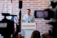 Putin's most vocal opponent Alexei Navalny was barred from running in the election