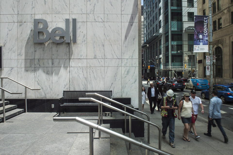 Bell building on Adelaide St, in Toronto/The Canadian Press