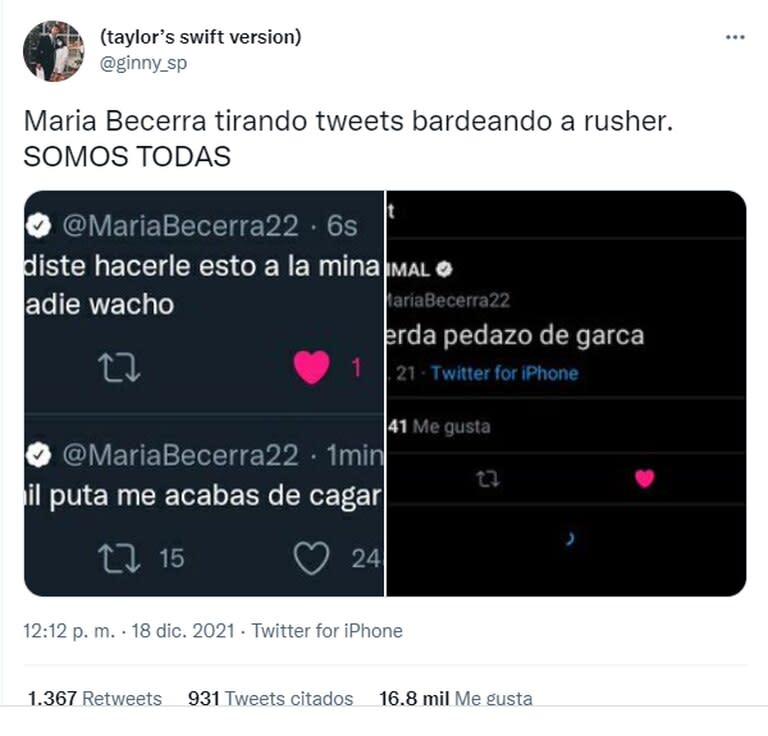 Los memes luego del descargo de María Becerra