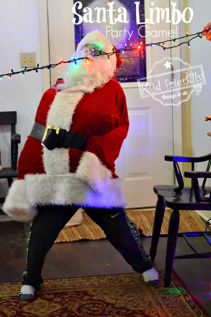 santa limbo christmas games to play with your family