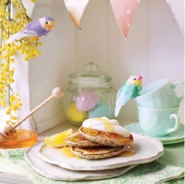 Lemon and poppy seed pancakes