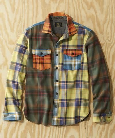 L.L.Bean x Todd Snyder Heavyweight Plaid Shirt in Colorblock Multi