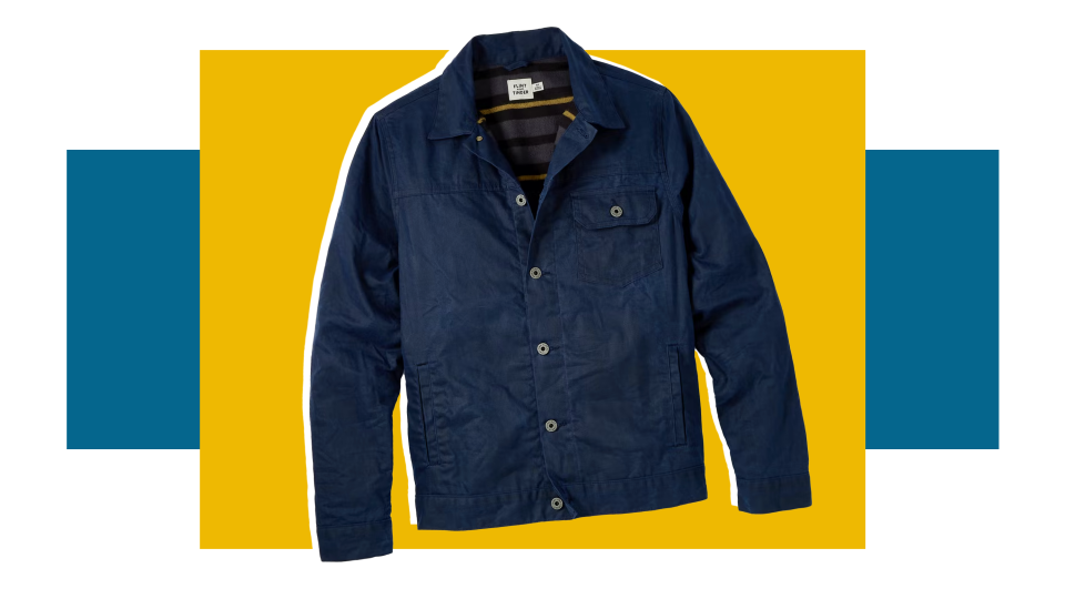 Huckberry’s modern waxed trucker is the brand’s most popular jacket.