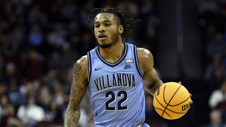 Villanova&#39;s Cam Whitmore during a 2022 game against Boston College. (AP Photo/Adam Hunger)