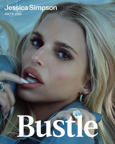 <p>Daniella Midenge</p> Jessica Simpson on the cover of Bustle