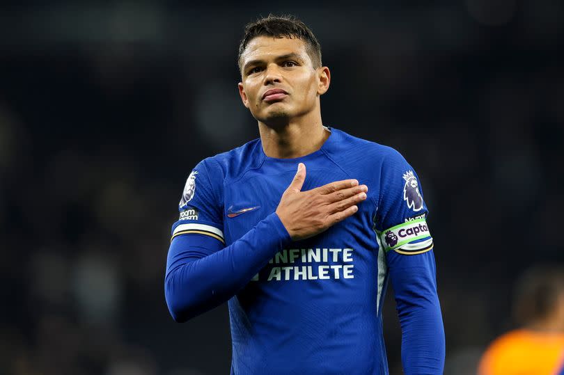 Thiago Silva of Chelsea after his sides 4-1 win during the Premier League match between Tottenham Hotspur and Chelsea FC