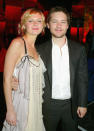 <p>Dunst and Maguire pose at the <em>Spider-Man 2</em> afterparty. (Photo: Kevin Winter/Getty Images) </p>