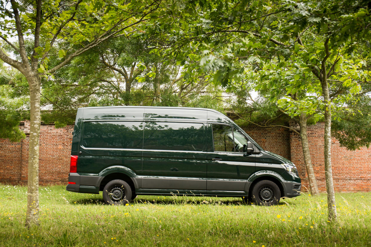 A long wheelbase means there's a huge loading area