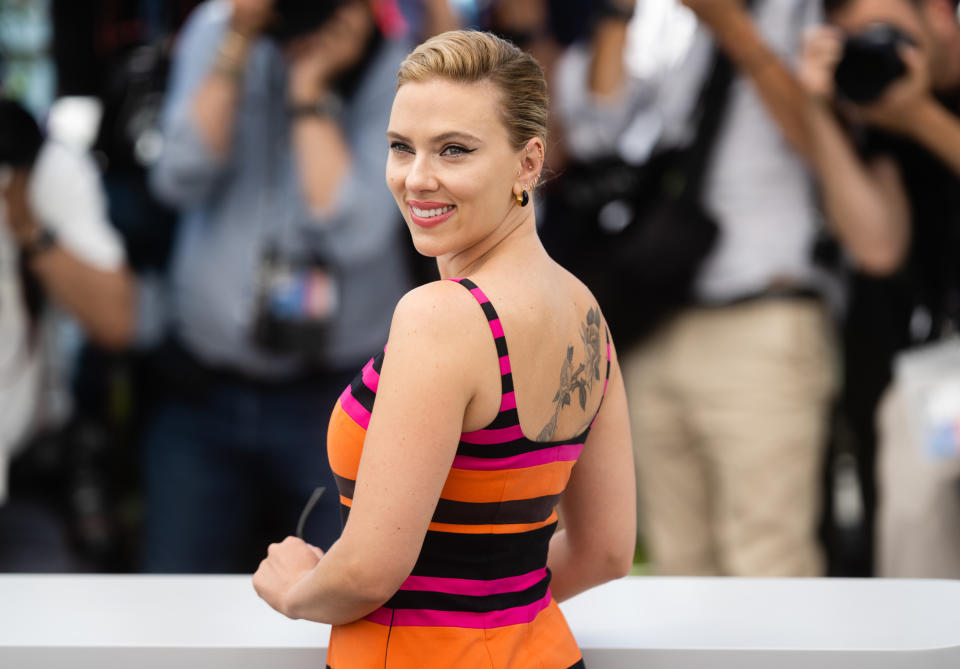 Scarlett Johansson at the 76th annual Cannes film festival May 24, 2023.