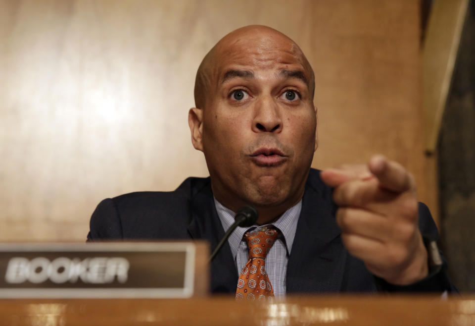 Sen. Cory Booker (D-N.J.) speaks during a Senate Committee on Homeland Security and Government Affairs hearing,&nbsp;"Fifteen Years After 9/11: Threats to the Homeland," on Capitol Hill in Washington, D.C., on Sept. 27, 2016.