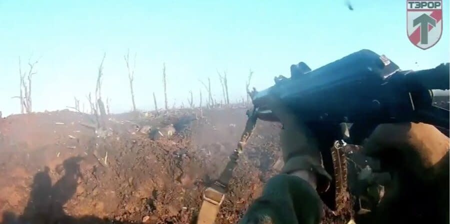 The Belarusian battalion destroys the Russian invaders