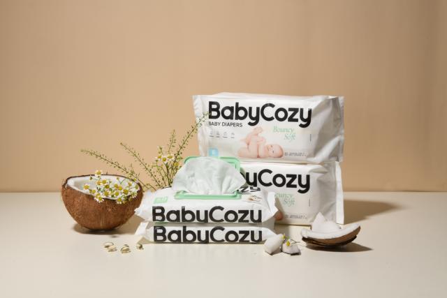 Baby Wipes by Momcozy, Babycozy Coconut Baby Wipes Cleansing