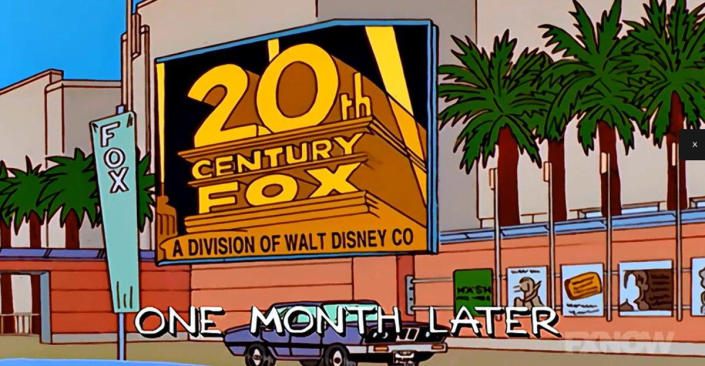 Simpsons 1998 Fox disney