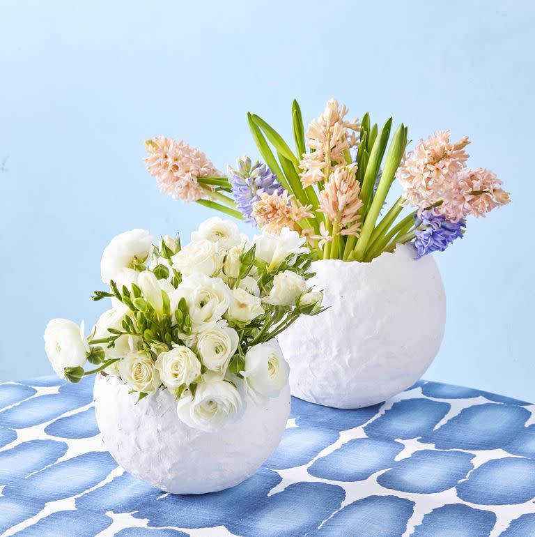 Egg Flower Vase Centerpiece