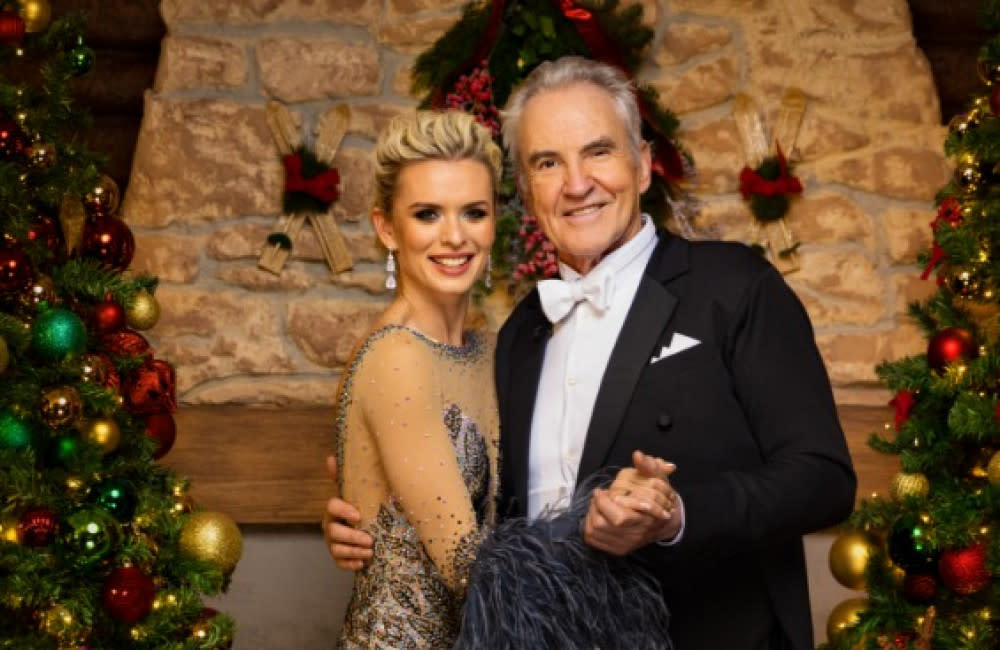 Nadiya Bychkova and Larry Lamb are dancing together credit:Bang Showbiz