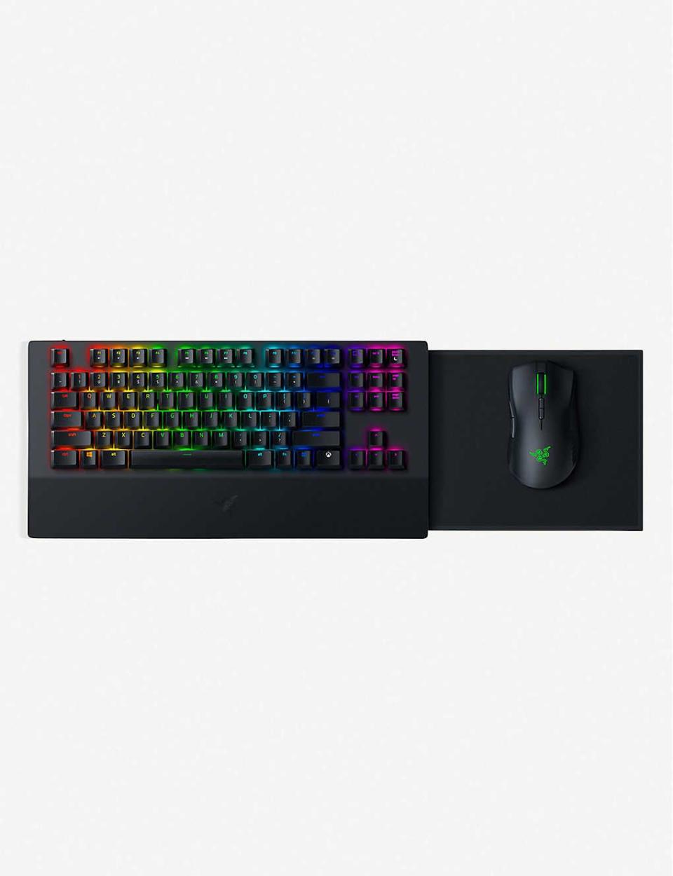 3) Razer gaming keyboard and mouse